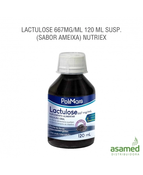 LACTULOSE 667 MG ML 120 ML SUSP SABOR AMEIXA NUTRIEX