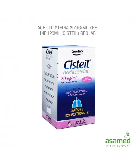 ACETILCISTEINA 20MG/ML XPE INF 120ML (CISTEIL) GEOLAB