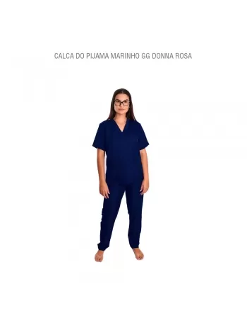 BLUSAO DO PIJAMA/SCRUBS MARINHO GG DONNA ROSA