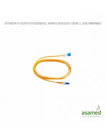 EXTENSOR P/ EQUIPO FOTOSSENSIVEL 120CM 3FR REDUZIDO LUER LOCK EMBRAMED