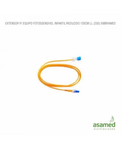 EXTENSOR P/ EQUIPO FOTOSSENSIVEL 120CM 3FR REDUZIDO LUER LOCK EMBRAMED