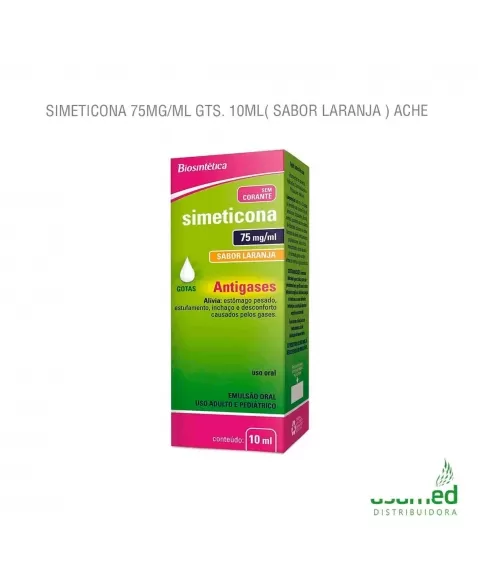 SIMETICONA 75MG/ML 10ML GOTAS (SABOR LARANJA) BIOSINTETICA