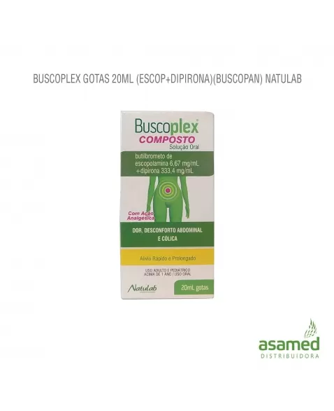 ESCOPOLAMINA + DIPIRONA 20ML GOTAS (BUSCOPLEX) NATULAB