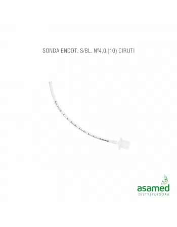 SONDA ENDOTRAQUEAL SEM BALAO Nº4,0 CIRUTI