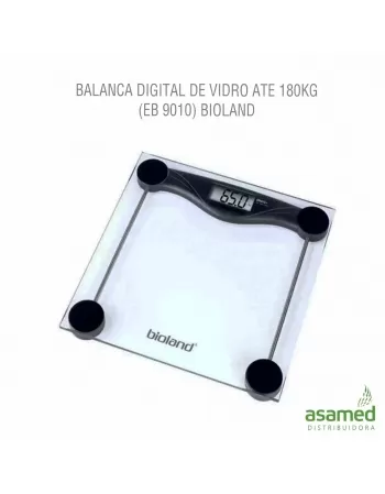 BALANCA DIGITAL DE VIDRO ATE 180KG (EB 9010) BIOLAND