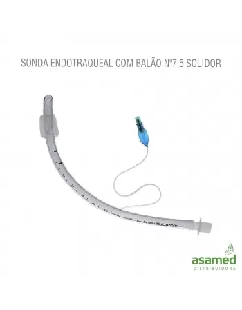 SONDA ENDOTRAQUEAL COM BALAO Nº7,5 SOLIDOR