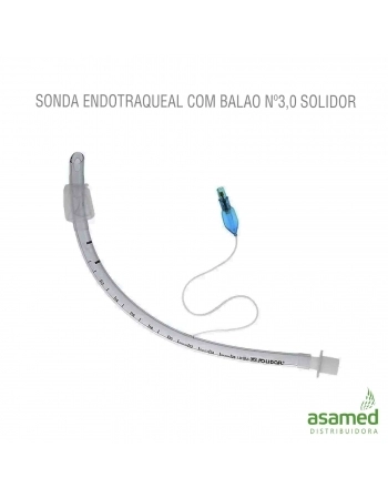 SONDA ENDOTRAQUEAL COM BALAO Nº3,0 SOLIDOR