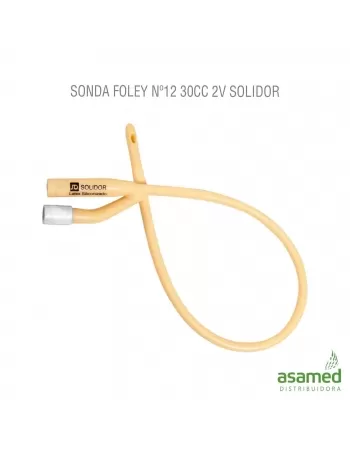 SONDA FOLEY Nº12 30CC 2V SOLIDOR