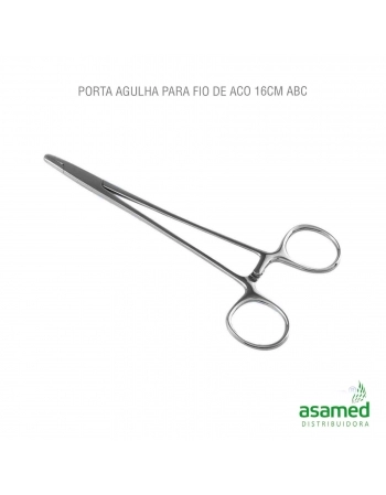 PORTA AGULHA PARA FIO DE ACO 16CM ABC