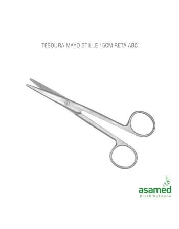 TESOURA MAYO STILLE 15CM RETA ABC