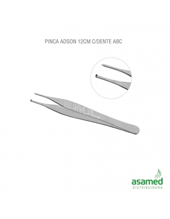 PINCA ADSON 12CM C/DENTE ABC