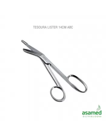 TESOURA LISTER 14CM ABC