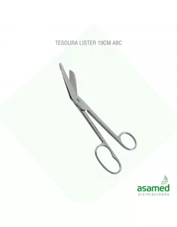 TESOURA LISTER 19CM ABC