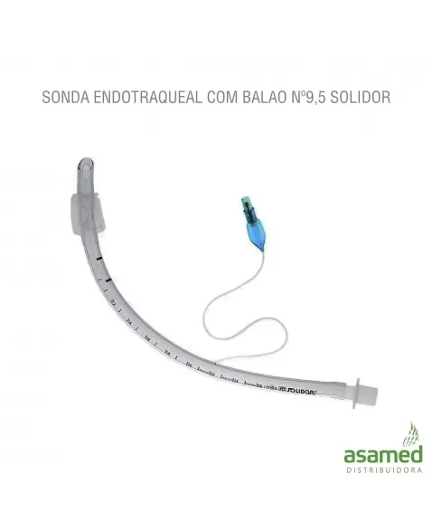 SONDA ENDOTRAQUEAL COM BALAO Nº9,5 SOLIDOR