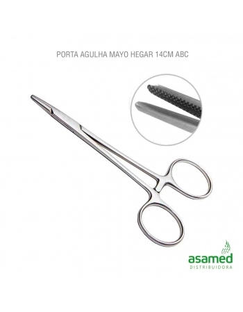 PORTA AGULHA MAYO HEGAR 14CM ABC