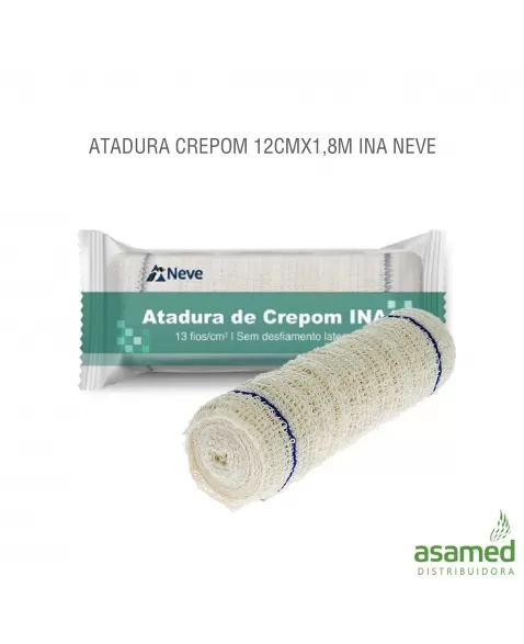 ATADURA CREPOM 12CMX1,8M INA NEVE