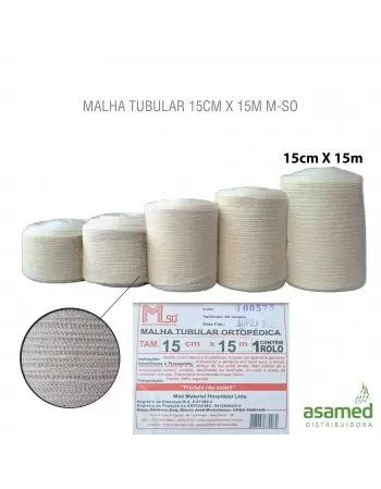 MALHA TUBULAR 15CM X 15M M-SO