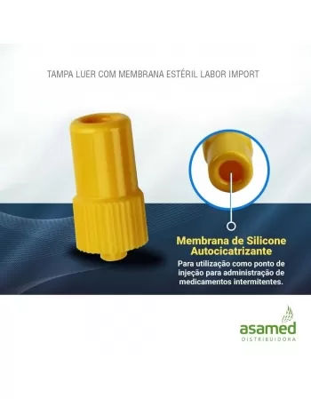 PRN TAMPA LUER C/MEMBRANA ESTERIL LABOR IMPORT