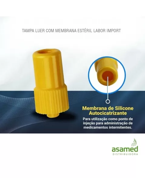 PRN TAMPA LUER C/MEMBRANA ESTERIL LABOR IMPORT