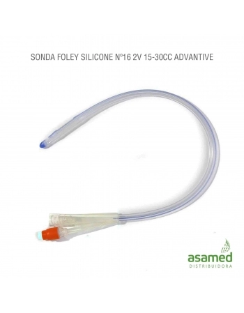 SONDA FOLEY SILICONE Nº16 2V 15-30CC ADVANTIVE