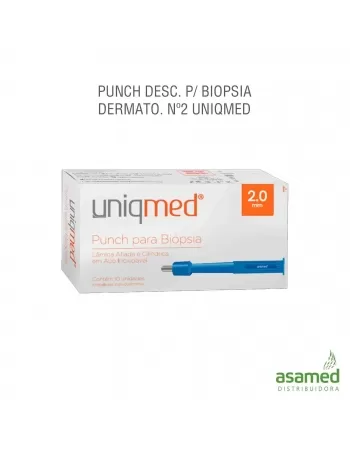 PUNCH DESC. P/ BIOPSIA DERMATO. Nº2 UNIQMED