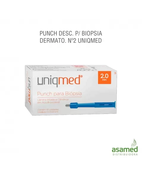 PUNCH DESC. P/ BIOPSIA DERMATO. Nº2 UNIQMED