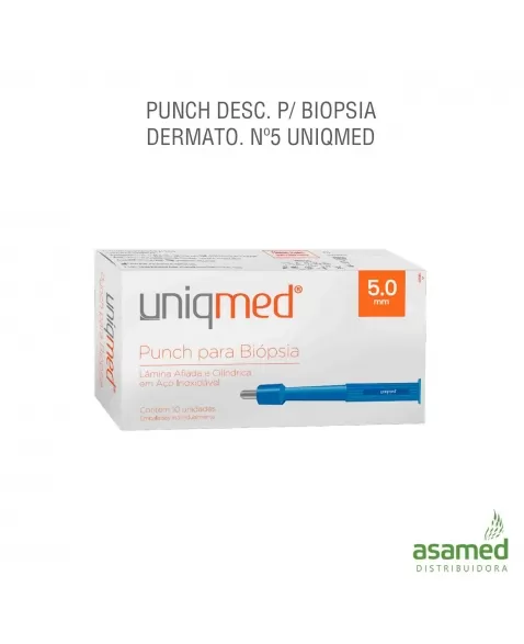 PUNCH DESC. P/ BIOPSIA DERMATO. Nº5 UNIQMED