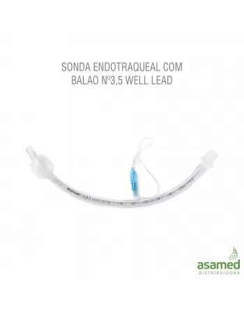 SONDA ENDOTRAQUEAL COM BALAO Nº3,5 WELL LEAD