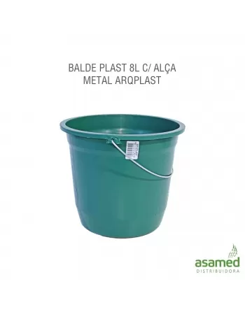 BALDE PLASTICO 8LTRS ARQPLAST