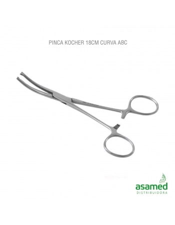 PINCA KOCHER 18CM CURVA ABC