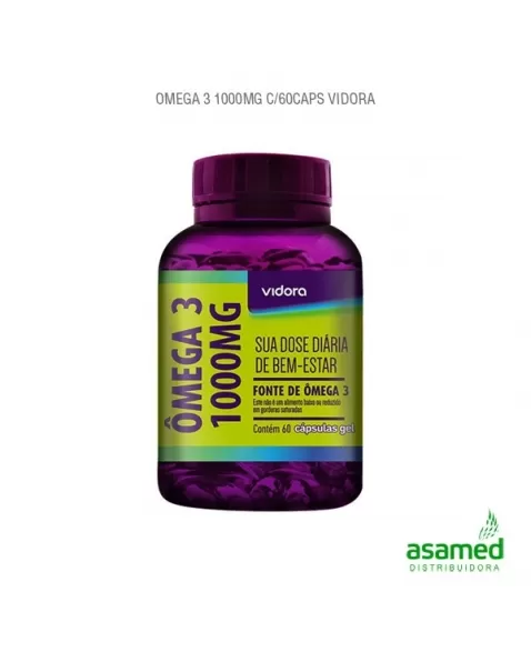 OMEGA 3 1000MG C/60CAPS VIDORA