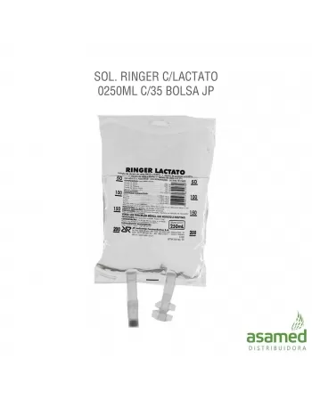 SOL. RINGER C/LACTATO 0250ML C/35 BOLSA JP