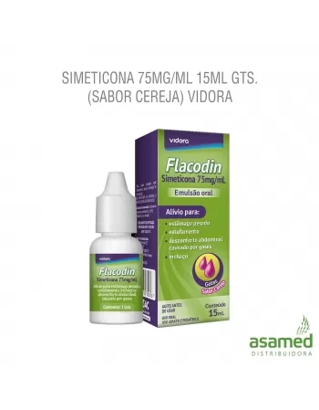 SIMETICONA 75MG/ML 15ML GOTAS (SABOR CEREJA)(FLACODIN) VIDORA