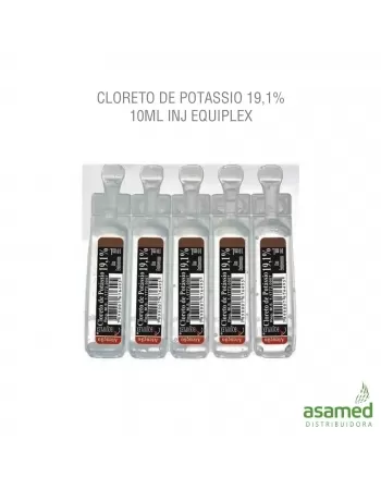 CLORETO DE POTASSIO 19,1% 10ML C/200AMP INJ EQUIPLEX