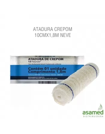 ATADURA CREPOM 10CMX1,8M NEVE