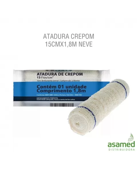 ATADURA CREPOM 15CMX1,8M NEVE