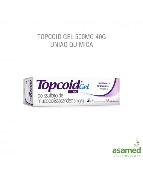 TOPCOID GEL 500MG 40G UNIAO QUIMICA