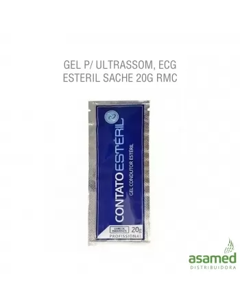 GEL P/ ULTRASSOM, ECG ESTERIL SACHE 20G RMC