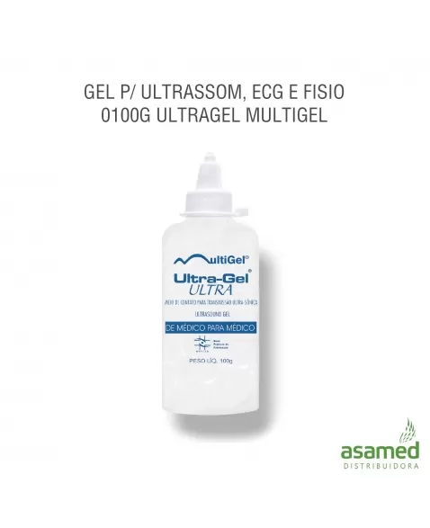 GEL P/ ULTRASSOM, ECG E FISIO 0100G ULTRAGEL MULTIGEL