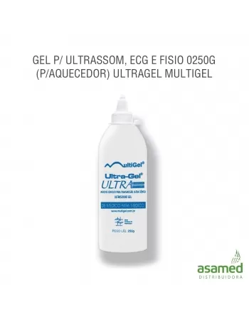 GEL P/ ULTRASSOM, ECG E FISIO 0250G (P/AQUECEDOR) ULTRAGEL MULTIGEL