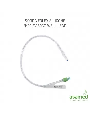 SONDA FOLEY SILICONE Nº20 2V 30CC WELL LEAD