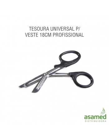 TESOURA UNIVERSAL P/ VESTE 18CM PROFISSIONAL