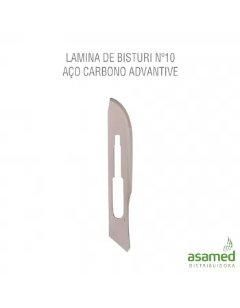 LAMINA DE BISTURI Nº10 ACO CARBONO ADVANTIVE