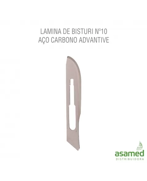 LAMINA DE BISTURI Nº10 ACO CARBONO ADVANTIVE