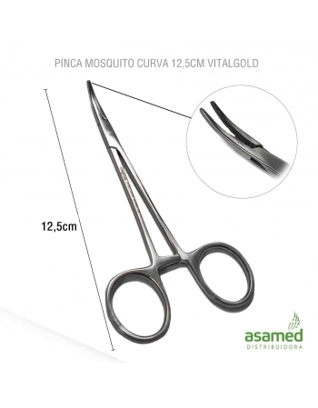 PINCA MOSQUITO 12,5CM CURVA VITALGOLD