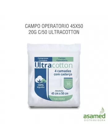 CAMPO OPERATORIO 45X50 20G C/50 ULTRACOTTON