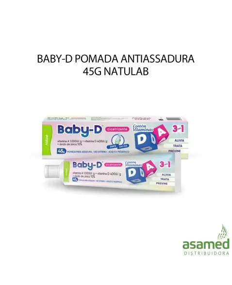 BABY-D POMADA ANTIASSADURA 45G NATULAB