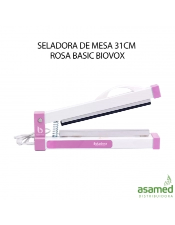 SELADORA DE MESA 31CM ROSA BASIC BIOVOX