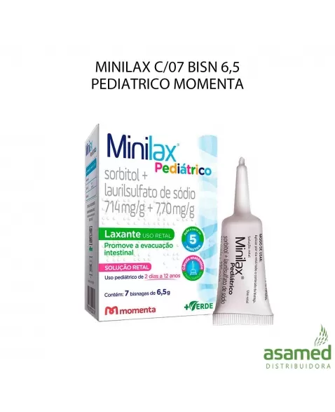 MINILAX C/07 BISN 6,5G PEDIATRICO MOMENTA