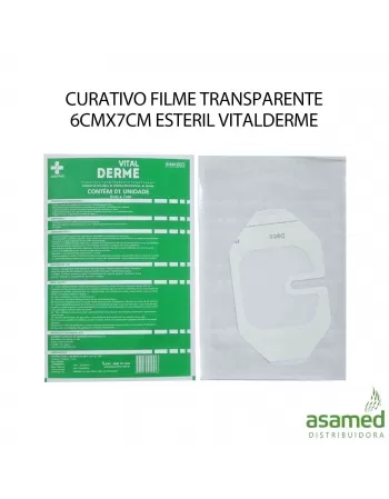 ADESIVO PARA CATETER COM FENESTRA 6X7CM VITALDERM